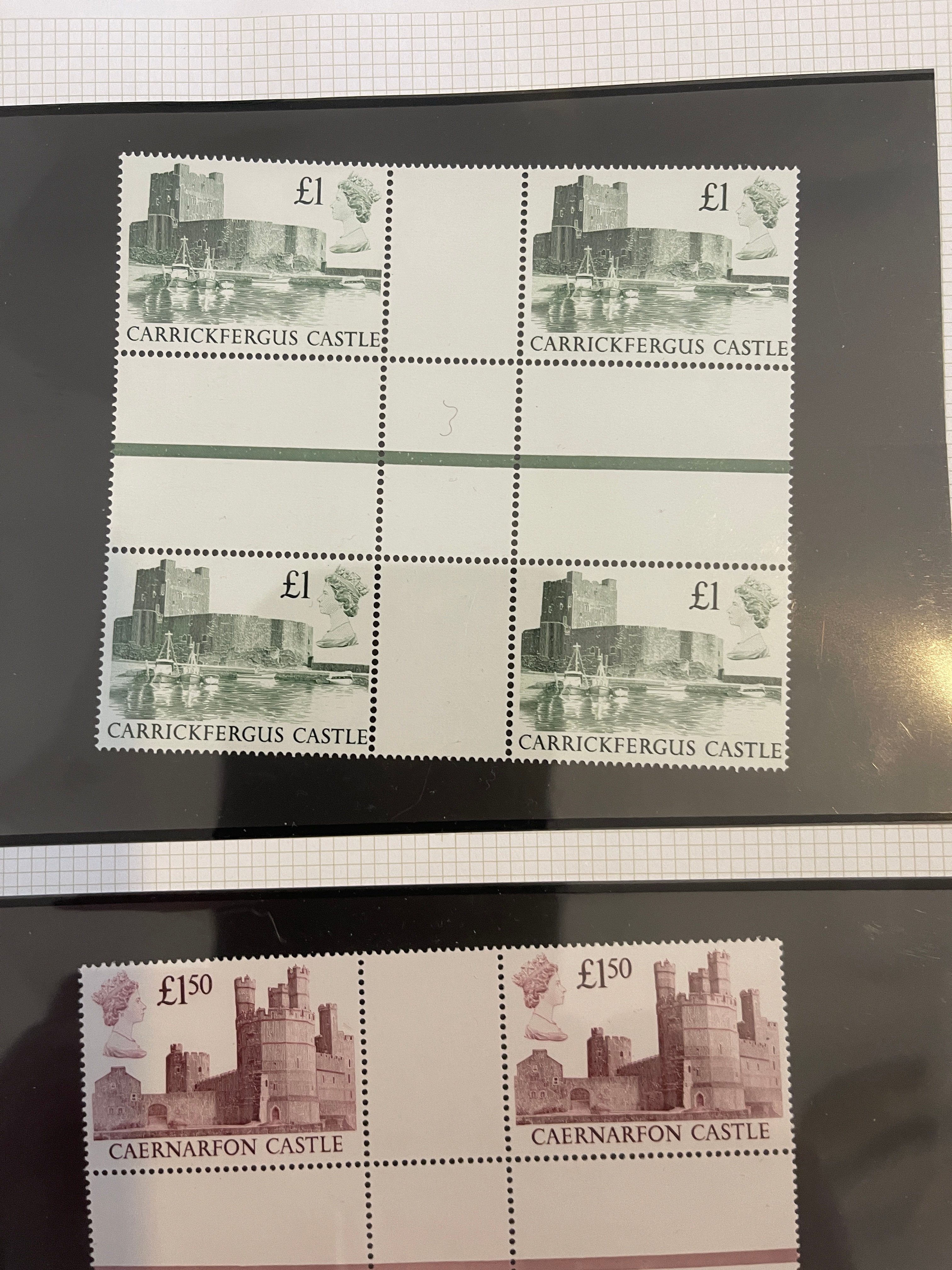 2 x Sheets of High Value United Kingdom Stamps. - Image 2 of 6