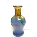 Unique, large sized, Monart Scottish Art Glass Vase - 45cm tall.