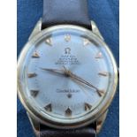 1958 Gold Capped Omega constellation caliber 505 case marked 2887-1 - working order.