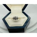 18ct Gold and Diamond Ring 0.52 carats - UK size O - 4.3 grams.