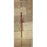 Antique/Vintage Ceremonial Sword - 33" long and 4 1/4" at the widest.