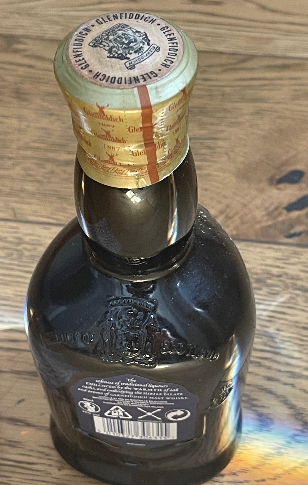 Bottle of Glenfiddich Malt Whisky Liquer - Bottle 1 of 5. - Image 4 of 5