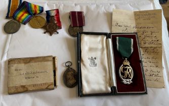 WW1 Meritorious and WW2 Family Group to the Anderson Family.