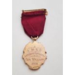 Antique Great North of Scotland Railway 9ct Gold Ambulance Medal - 1920 - Geo Williams.