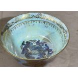 Antique Wedgwood Dragon Pattern Lustre Bowl - 4 11/16" diameter and 2 1/2" tall.