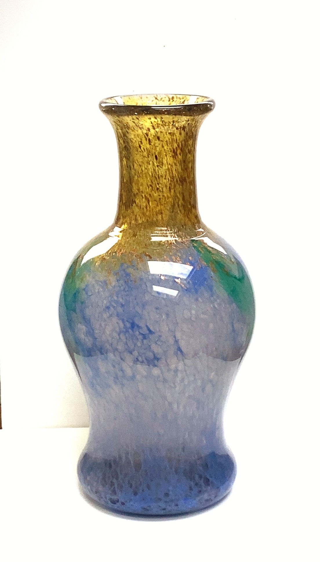 Unique, large sized, Monart Scottish Art Glass Vase - 45cm tall. - Image 6 of 6