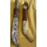 Duo of Norwegian Knives in Scabbards one of which is marked Jamboree 1937