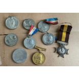 Lot of Various Antique/Vintage White Metal Medals including Lochaber Aliminium 1929 example.