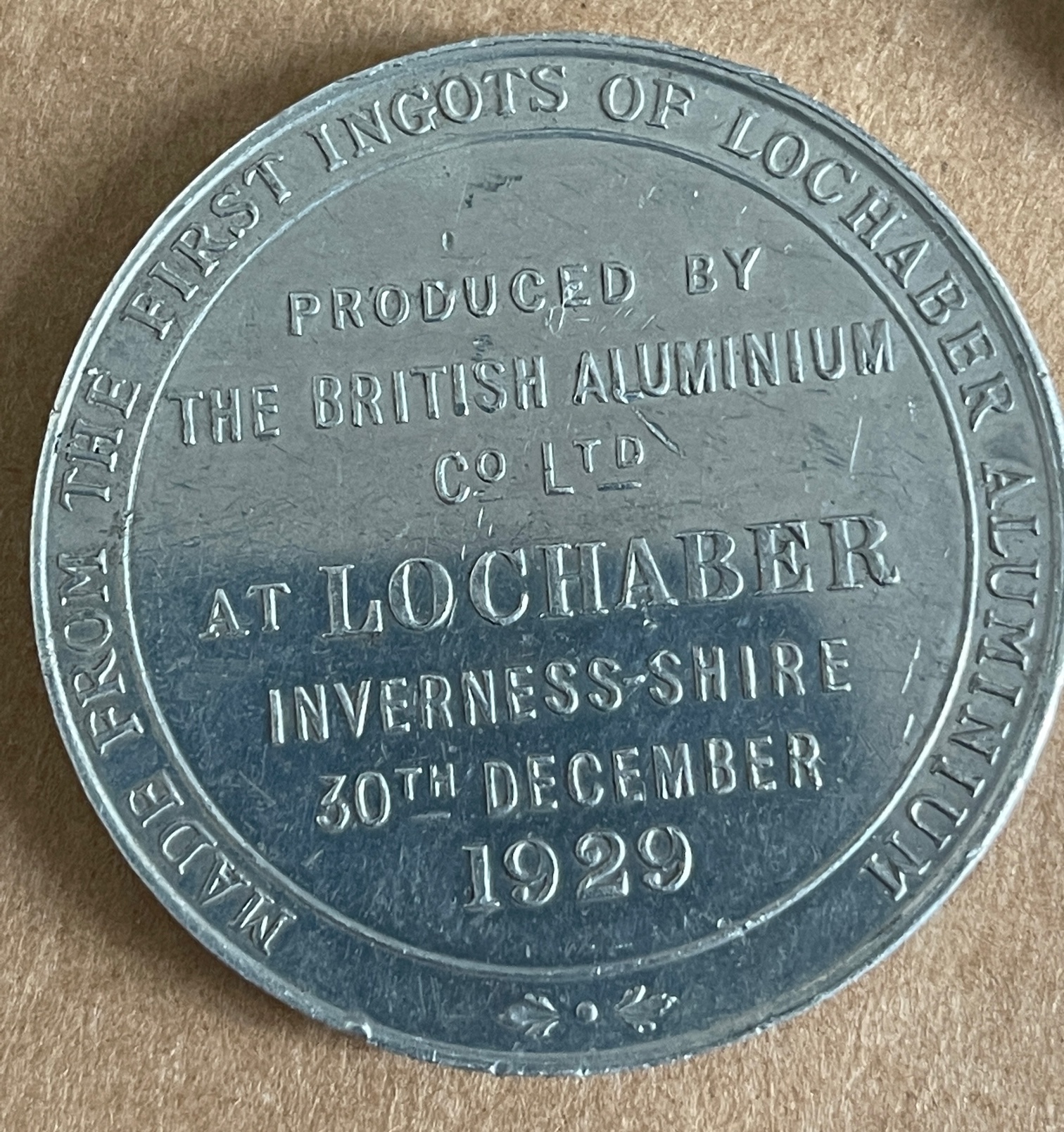 Lot of Various Antique/Vintage White Metal Medals including Lochaber Aliminium 1929 example. - Image 7 of 8