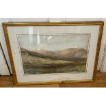 James Giles RSA 6th September 1845 Watercolour of Scottish Stag Hunting Scene - approx 20 1/2"" x 14