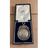 Boxed Silver Glen Urquhart Boys Dux Medal awarded to a Alexander Macmillan 1903 - 42mm diameter.