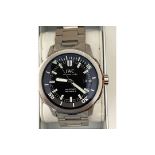 Boxed IWC Automatic Aquatimer Watch - working order - case 43mm diameter without button.