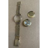 Vintage 9 karat Gold Cased Rotary Mechanical Watch - 35mm case - working order.