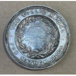 Antique The Tullis Medal for Mathematics awarded to a Jessie Murray 1908-9 - 51mm diameter.