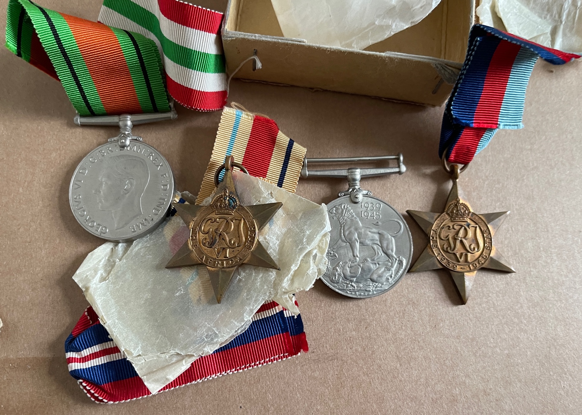 Boxed WW2 Group of 4 Medals. - Image 2 of 2