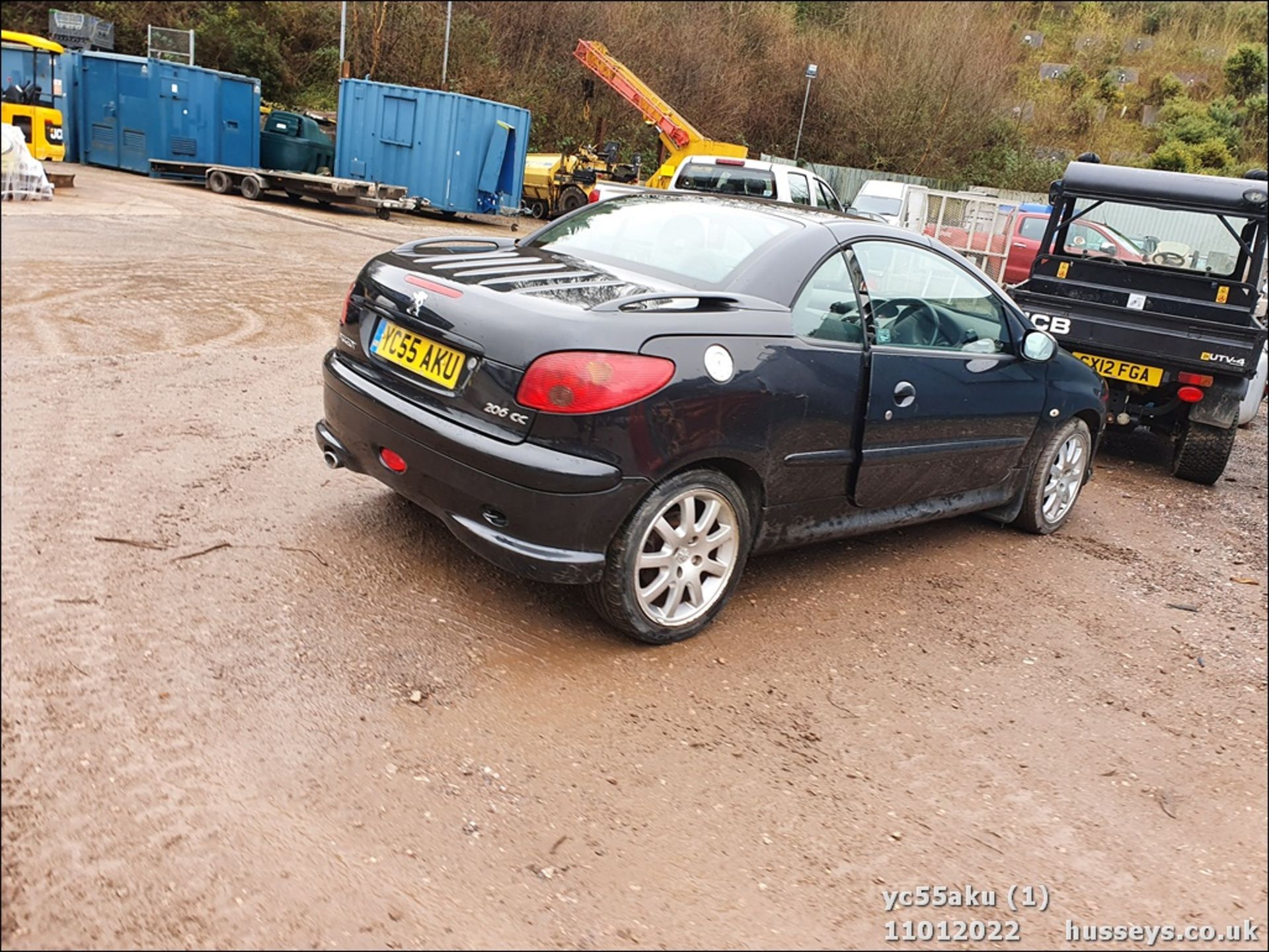 05/55 PEUGEOT 206 CC ALLURE HDI - 1560cc 2dr Convertible (Black, 100k) - Image 2 of 28