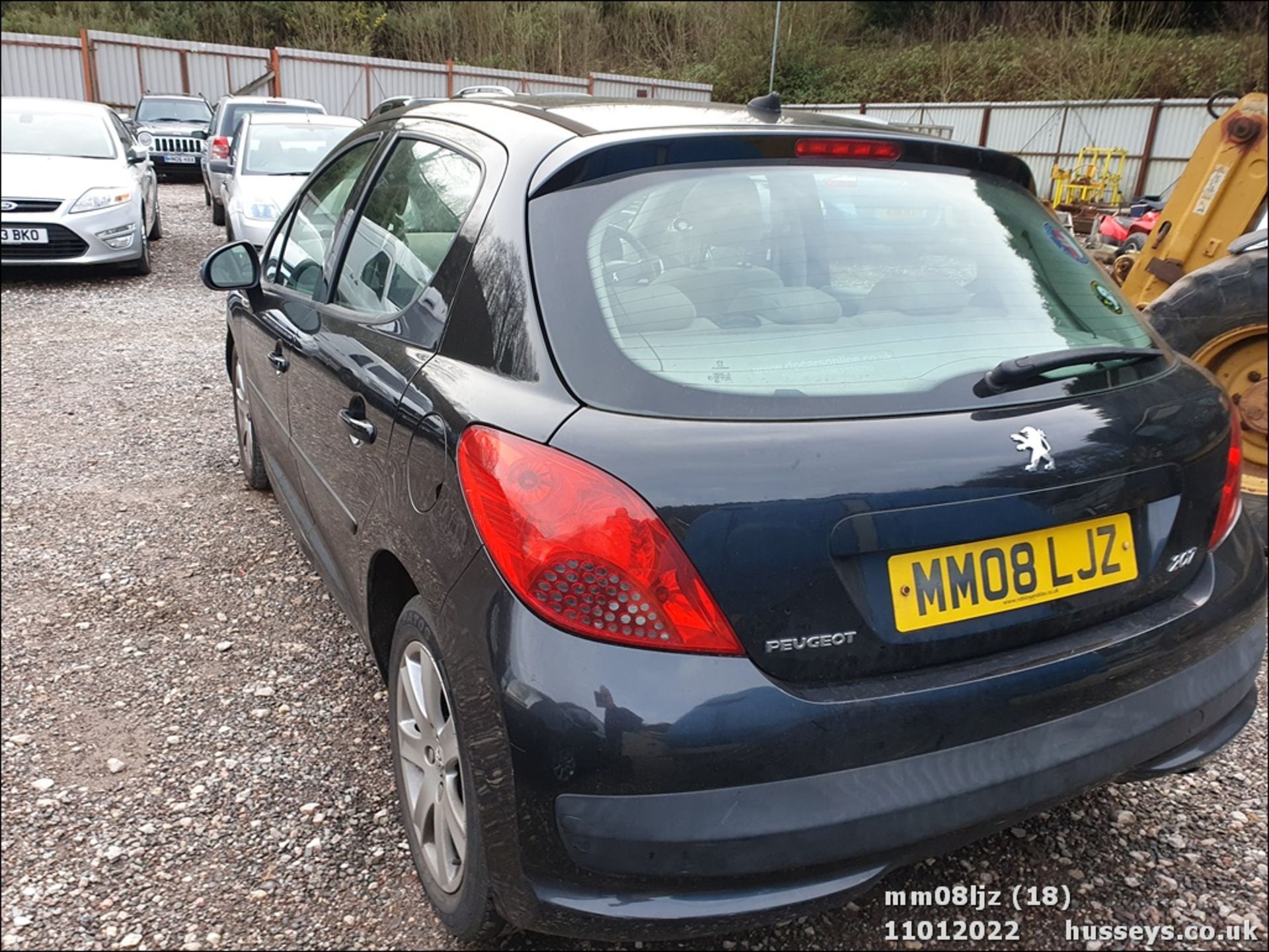 08/08 PEUGEOT 207 SE PREMIUM AUTO - 1598cc 5dr Hatchback (Black, 67k) - Image 17 of 29