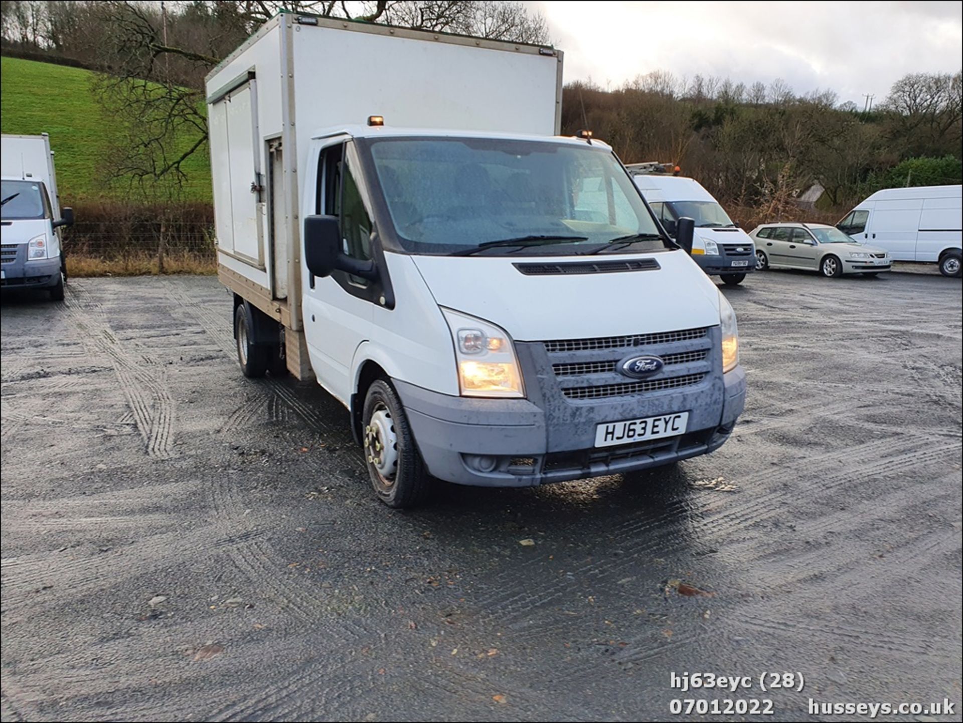 13/63 FORD TRANSIT 100 T350 RWD - 2198cc 3dr Tipper (White, 126k) - Image 30 of 34