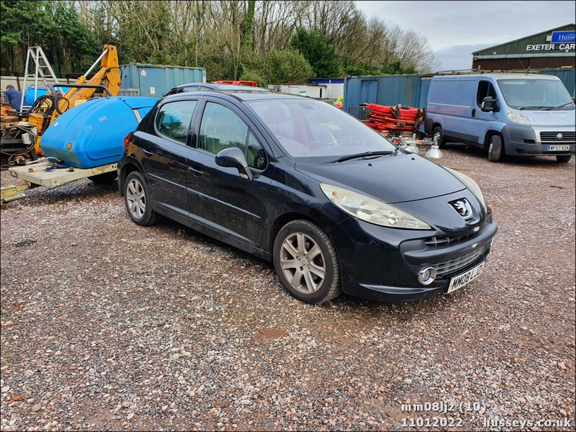 08/08 PEUGEOT 207 SE PREMIUM AUTO - 1598cc 5dr Hatchback (Black, 67k) - Image 9 of 29