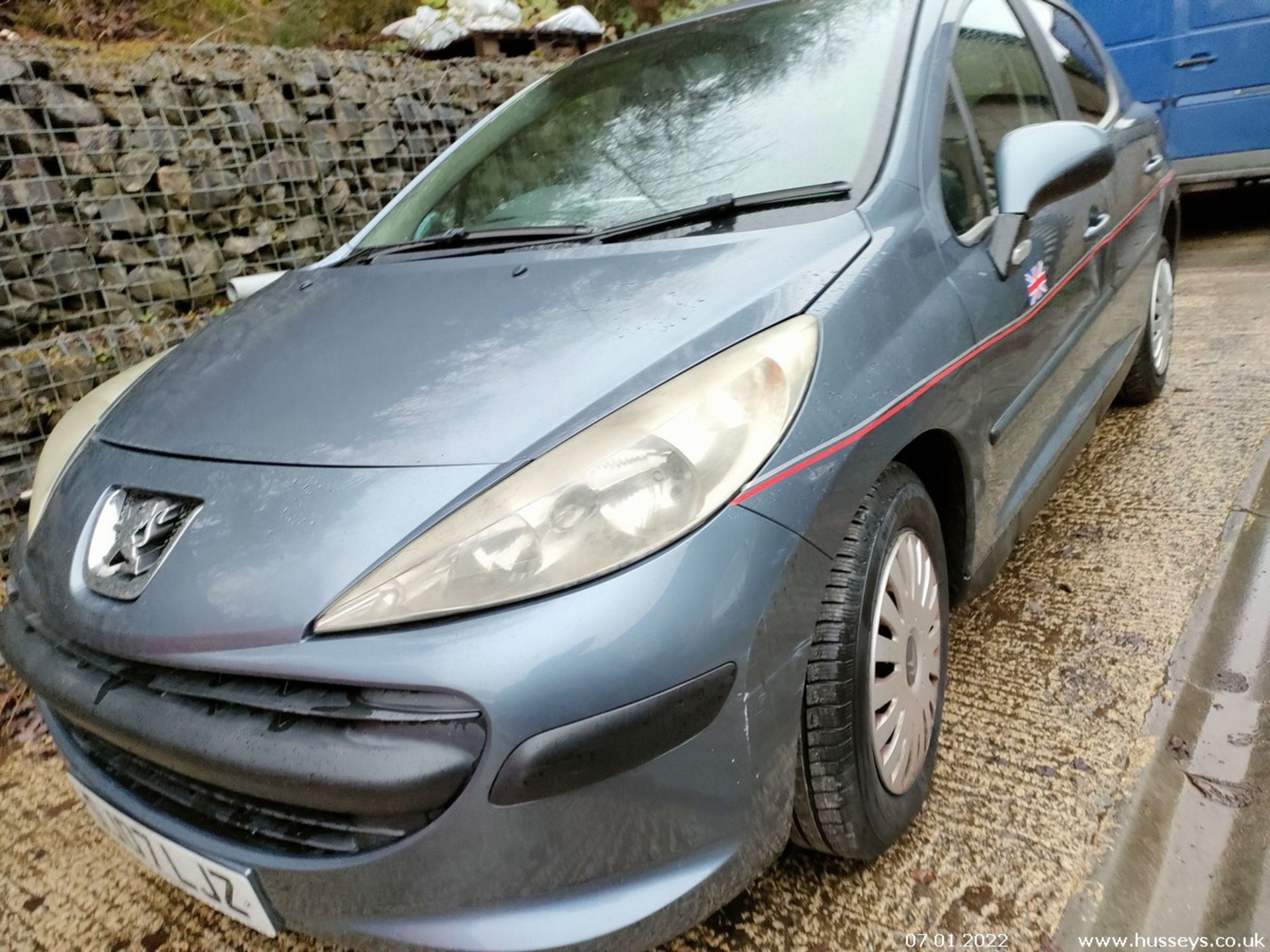 07/07 PEUGEOT 207 S - 1360cc 5dr Hatchback (Grey, 96k) - Image 3 of 23