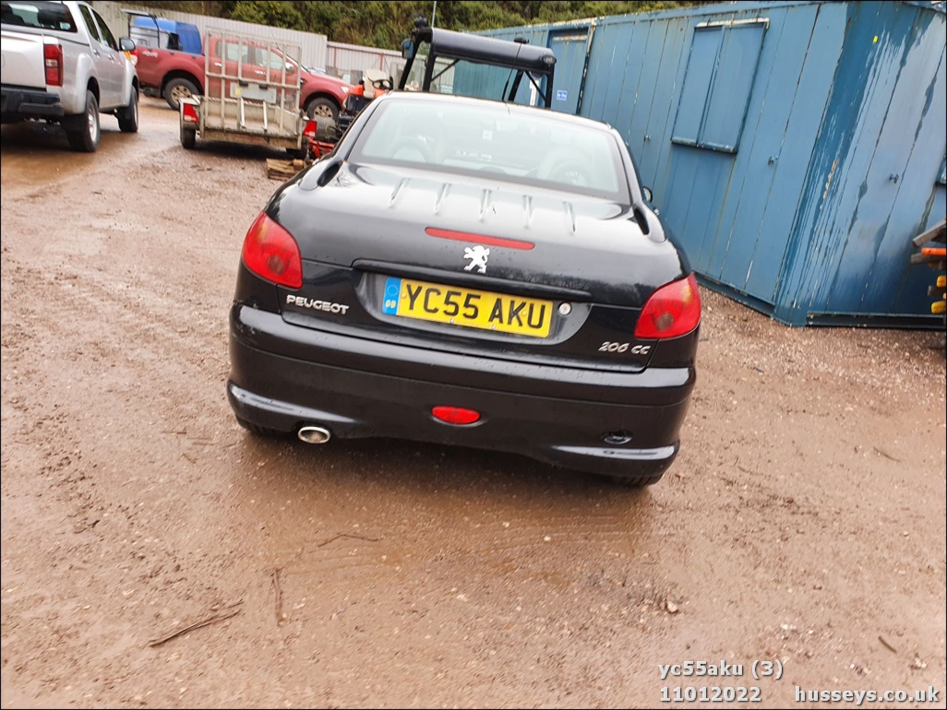 05/55 PEUGEOT 206 CC ALLURE HDI - 1560cc 2dr Convertible (Black, 100k) - Image 4 of 28