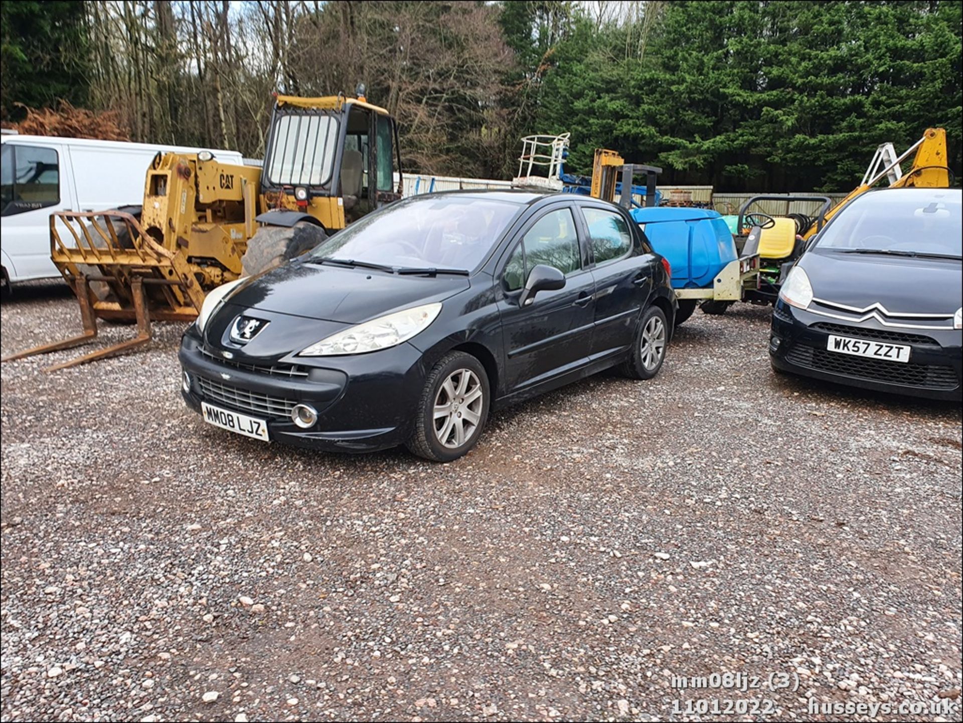 08/08 PEUGEOT 207 SE PREMIUM AUTO - 1598cc 5dr Hatchback (Black, 67k) - Image 5 of 29