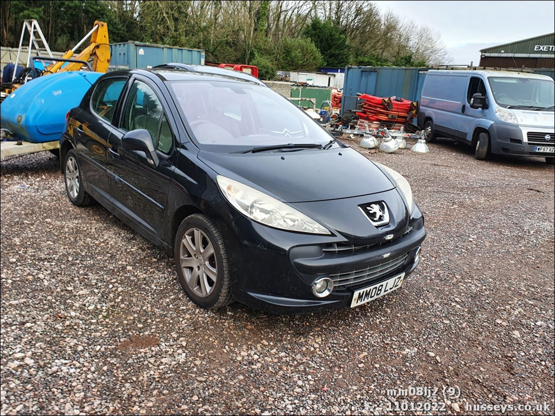 08/08 PEUGEOT 207 SE PREMIUM AUTO - 1598cc 5dr Hatchback (Black, 67k) - Image 8 of 29