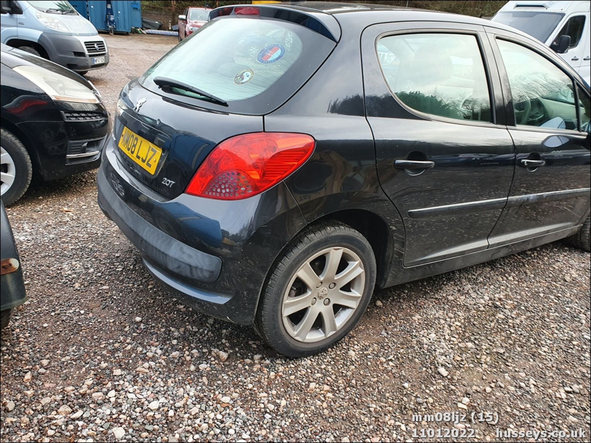 08/08 PEUGEOT 207 SE PREMIUM AUTO - 1598cc 5dr Hatchback (Black, 67k) - Image 14 of 29