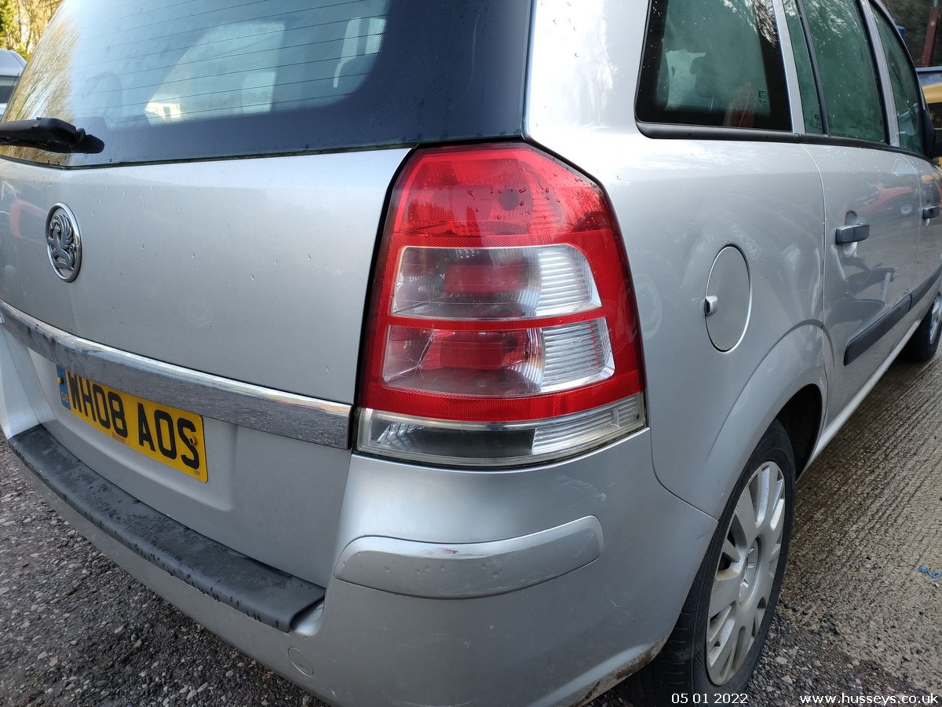 08/08 VAUXHALL ZAFIRA LIFE - 1598cc 5dr MPV (Silver, 86k) - Image 30 of 50