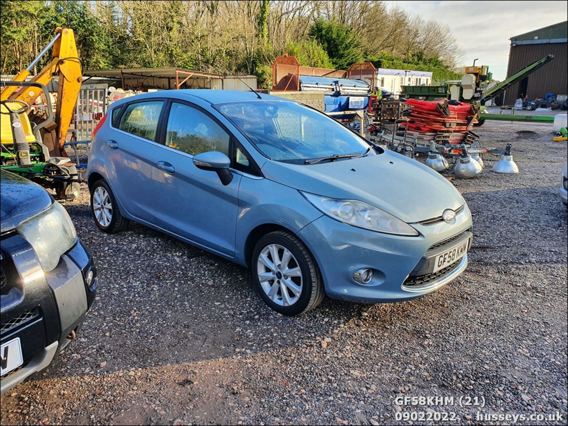 08/58 FORD FIESTA ZETEC 68 TDCI - 1399cc 5dr Hatchback (Blue, 94k) - Image 22 of 44