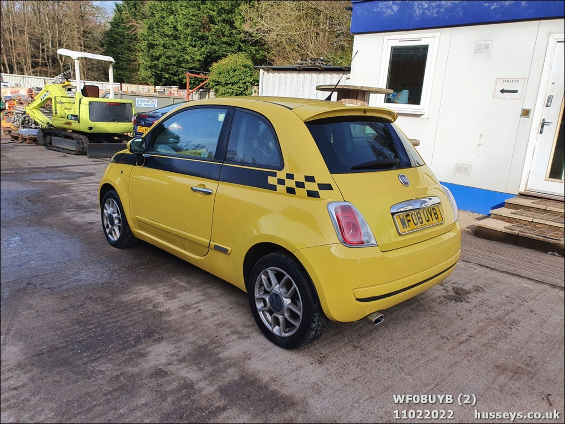 08/08 FIAT 500 SPORT RHD - 1368cc 3dr Hatchback (Yellow) - Image 2 of 26