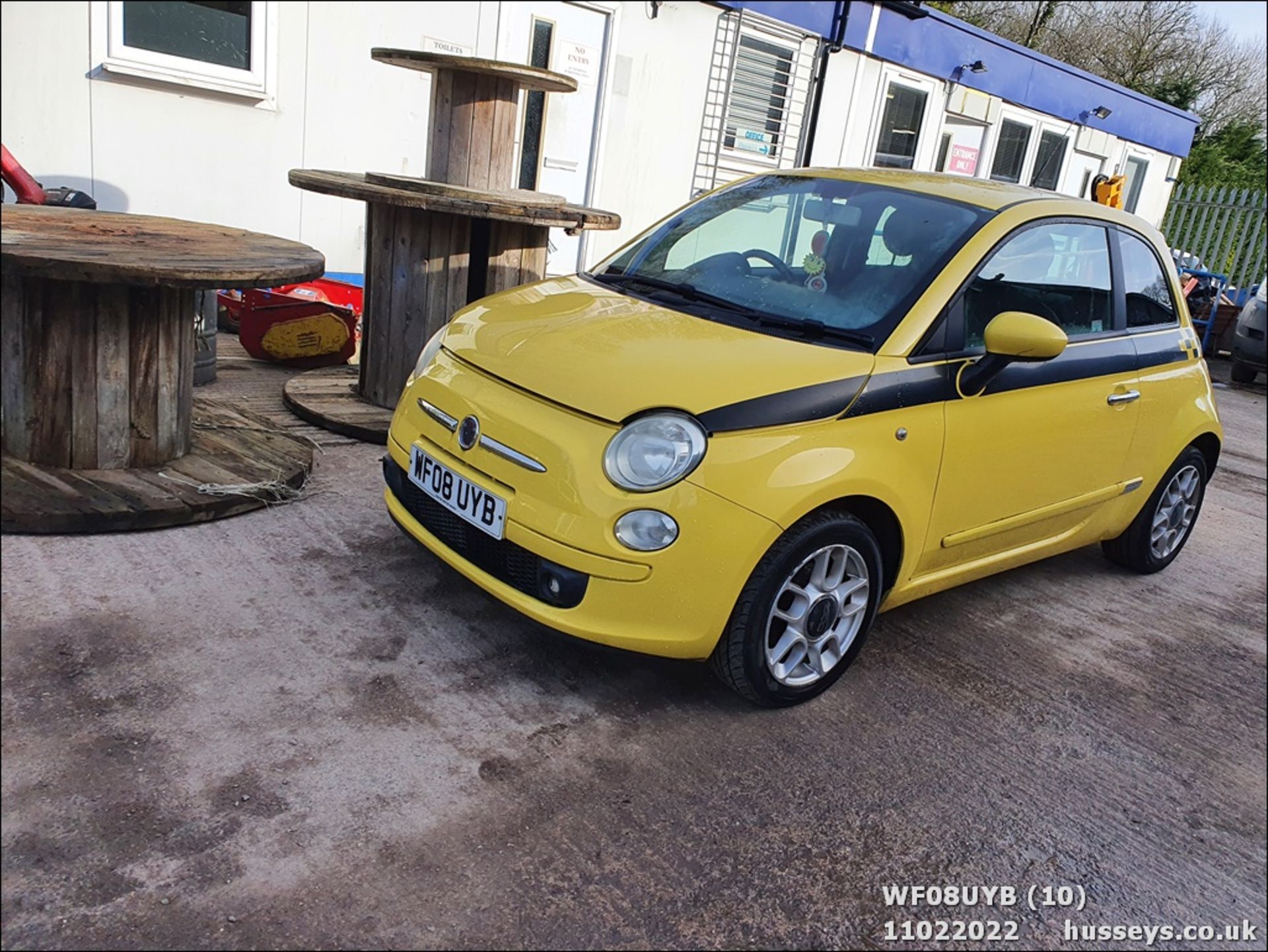 08/08 FIAT 500 SPORT RHD - 1368cc 3dr Hatchback (Yellow) - Image 10 of 26