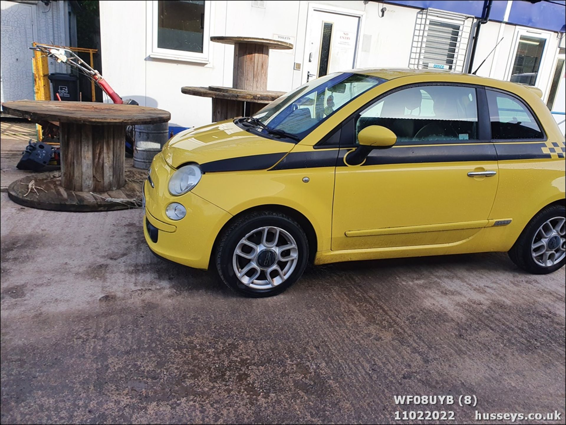 08/08 FIAT 500 SPORT RHD - 1368cc 3dr Hatchback (Yellow) - Image 8 of 26