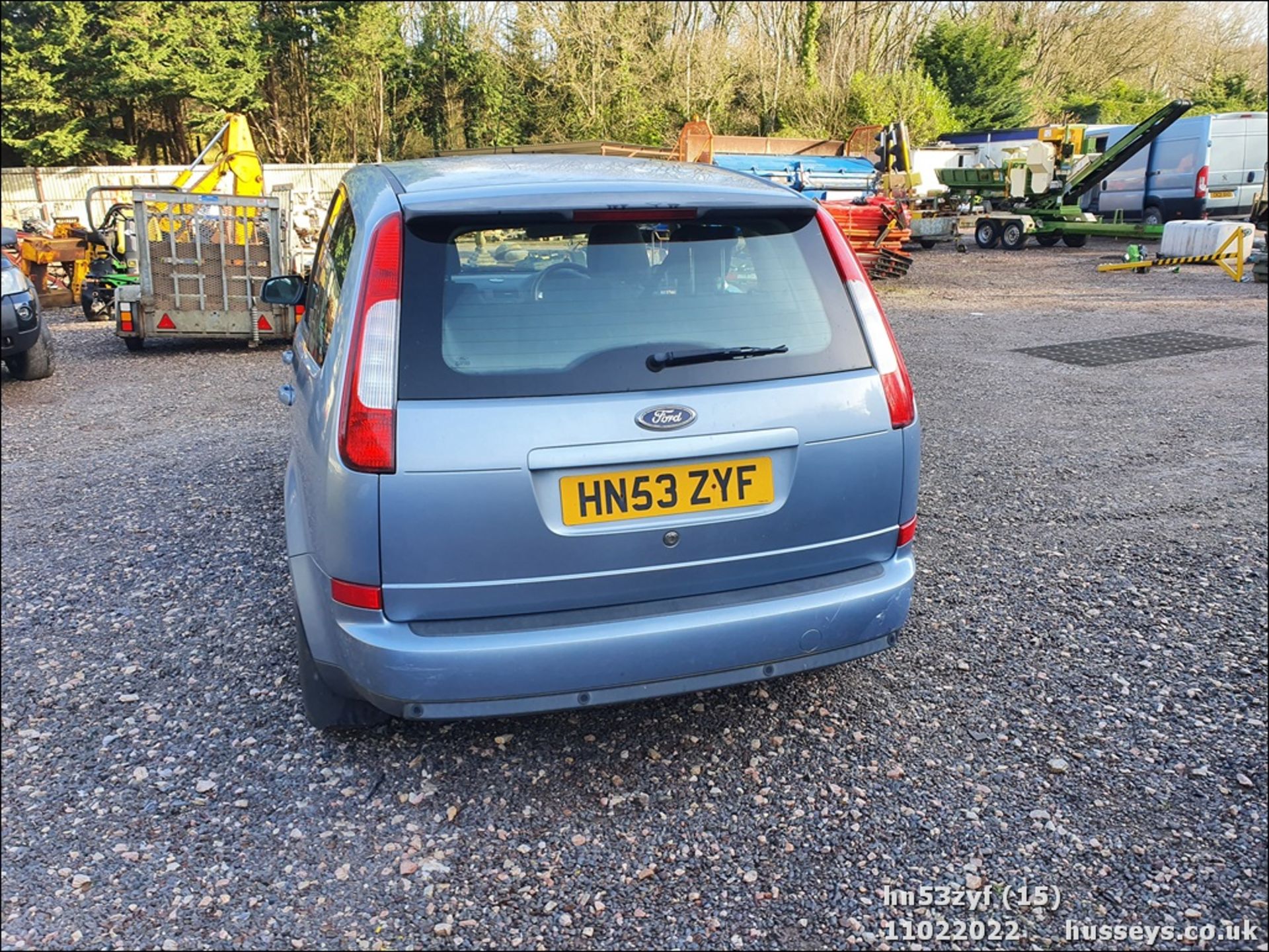 03/53 FORD FOCUS C-MAX ZETEC - 1798cc 5dr MPV (Silver, 114k) - Image 15 of 34