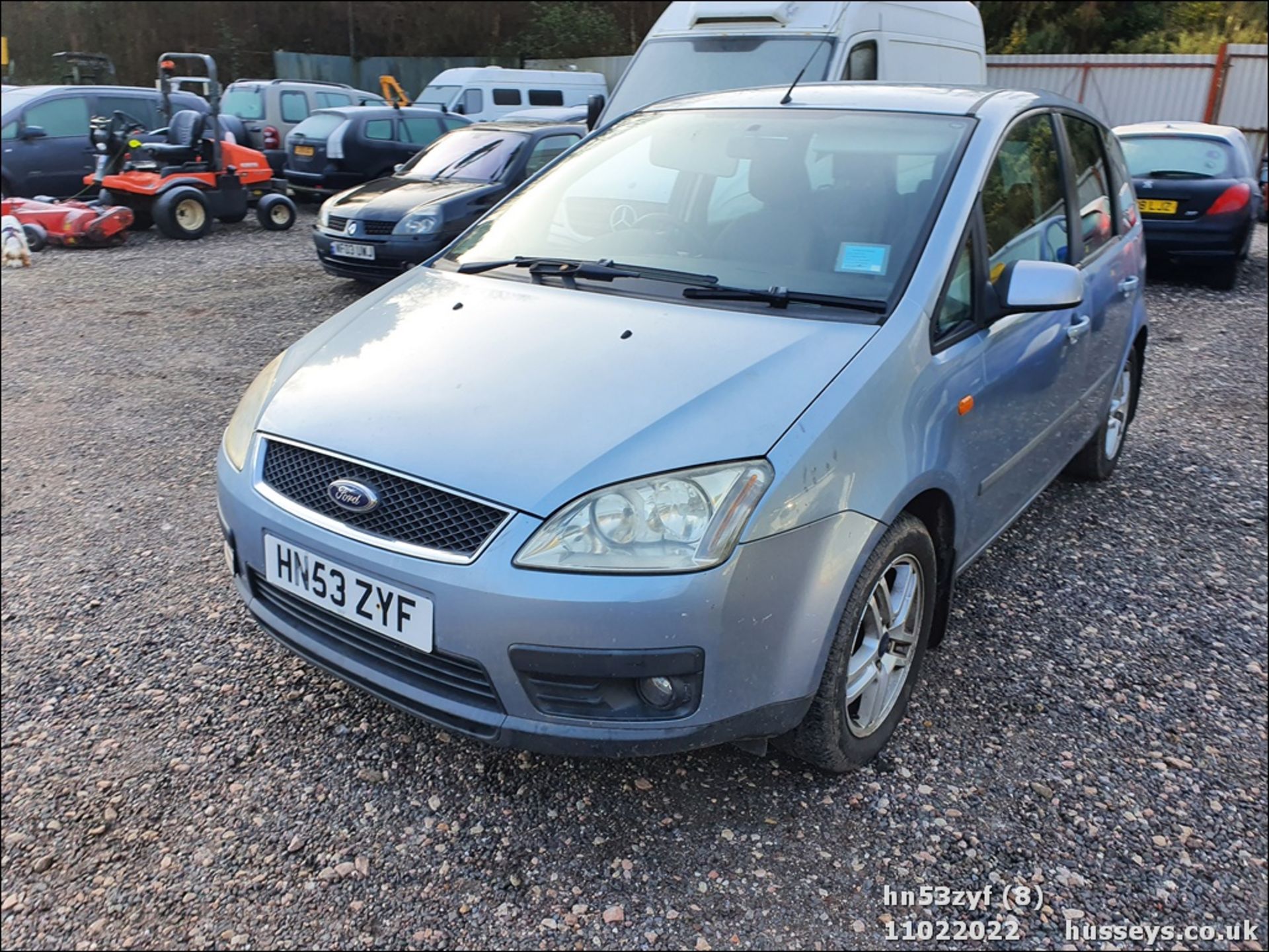 03/53 FORD FOCUS C-MAX ZETEC - 1798cc 5dr MPV (Silver, 114k) - Image 8 of 34