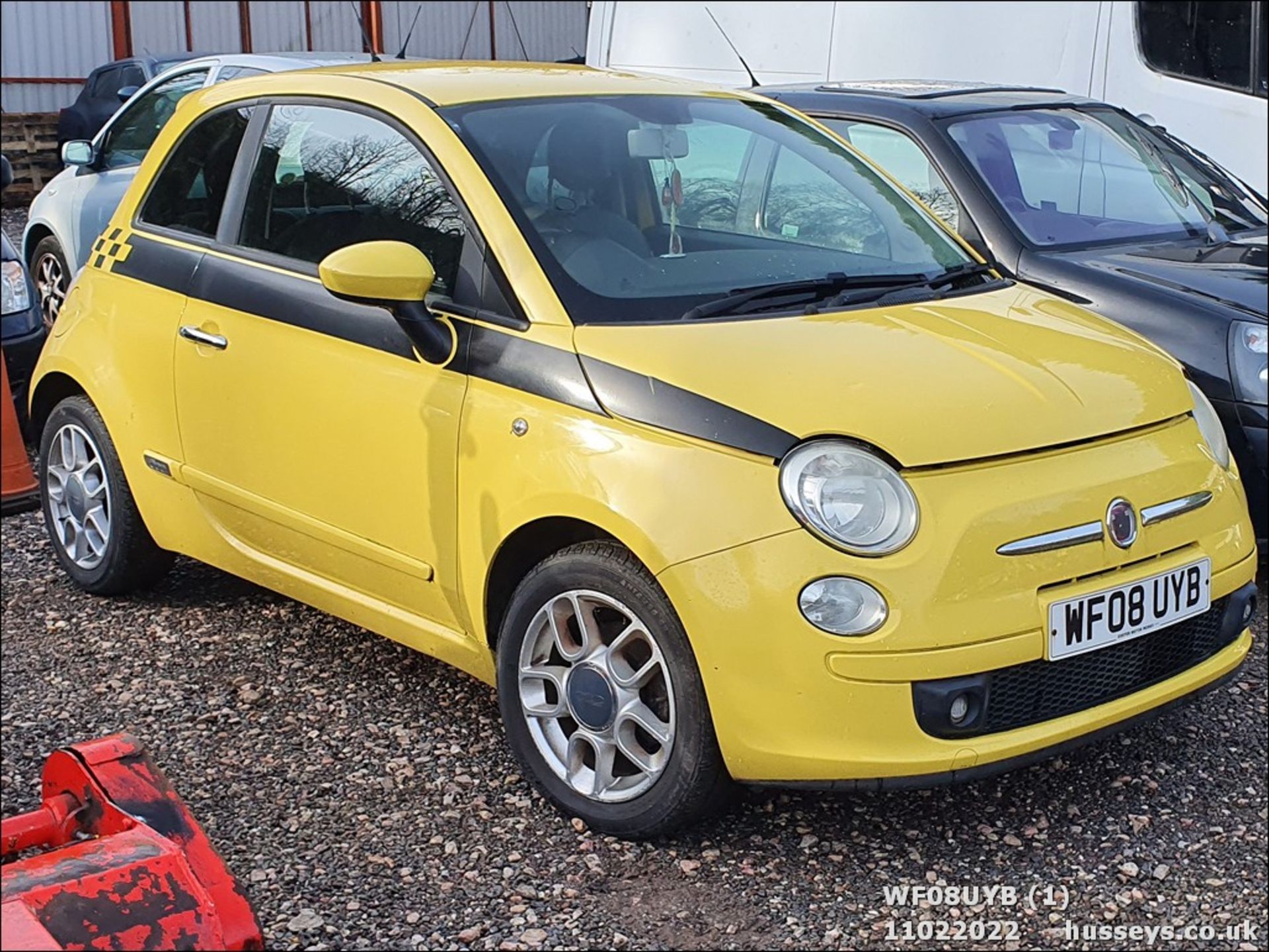 08/08 FIAT 500 SPORT RHD - 1368cc 3dr Hatchback (Yellow)