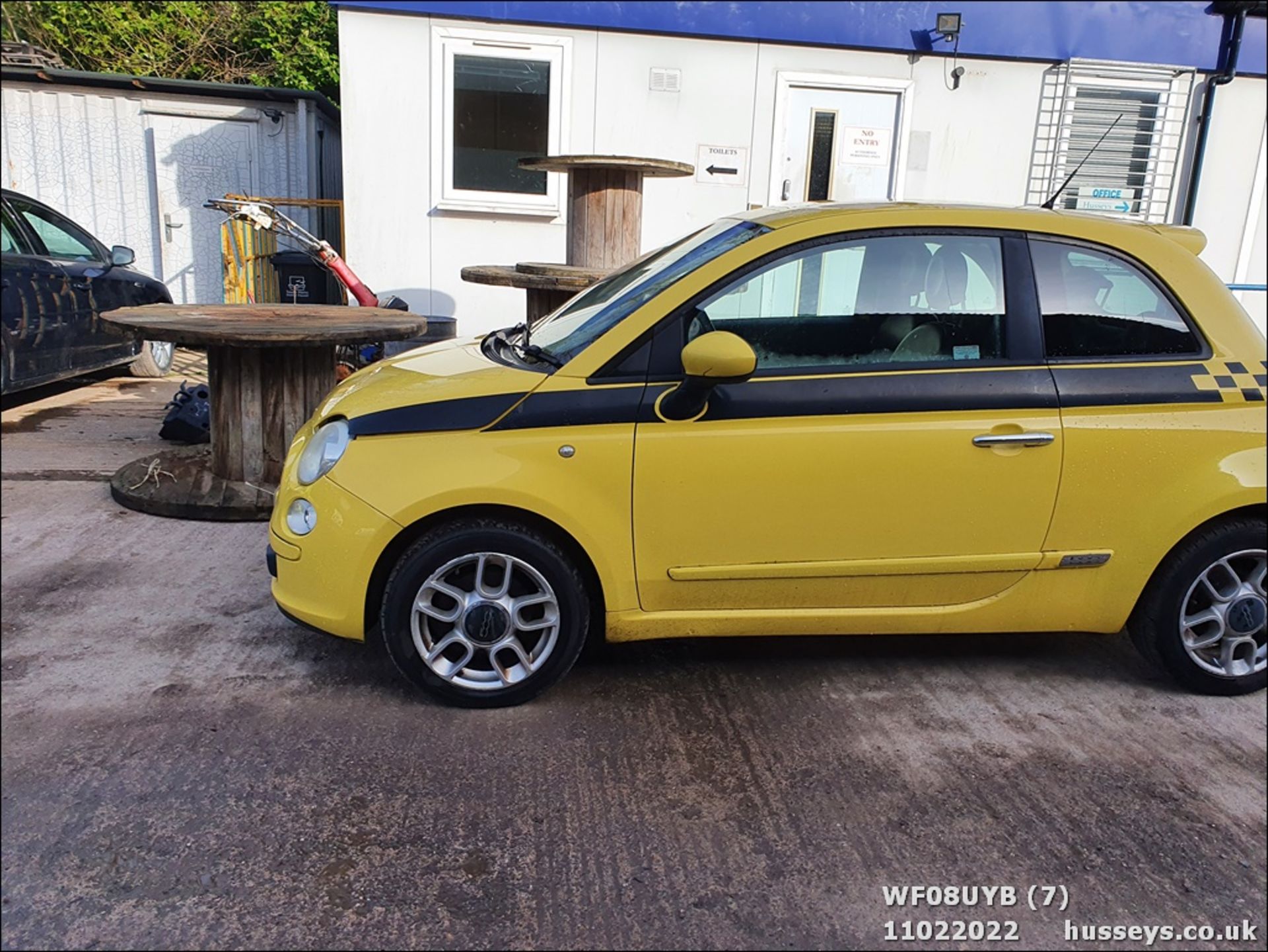 08/08 FIAT 500 SPORT RHD - 1368cc 3dr Hatchback (Yellow) - Image 7 of 26