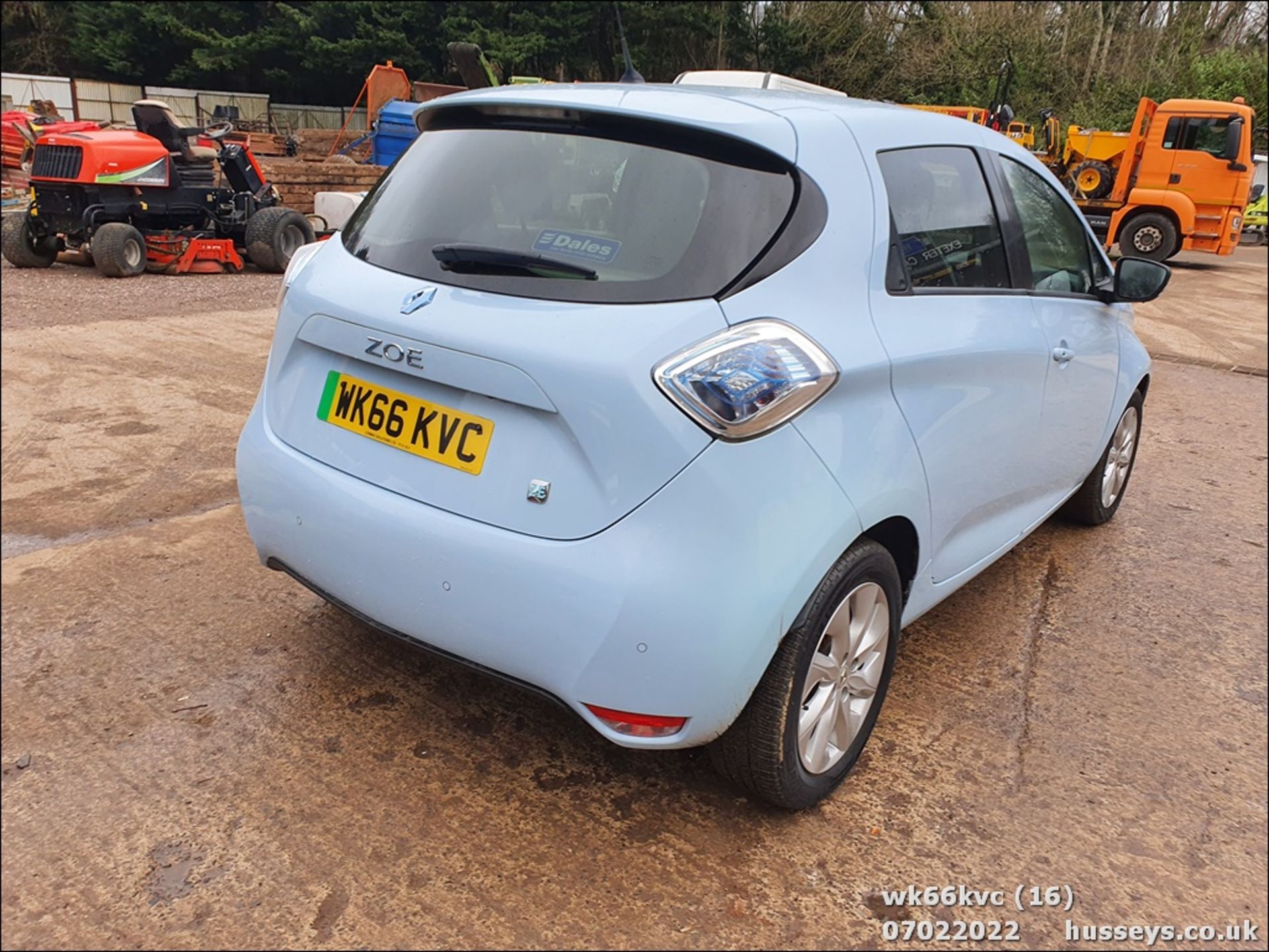 16/66 RENAULT ZOE I DYNAMIQUE NAV AUTO ELECTRIC 3dr Hatchback (Blue, 17k) - Image 16 of 27