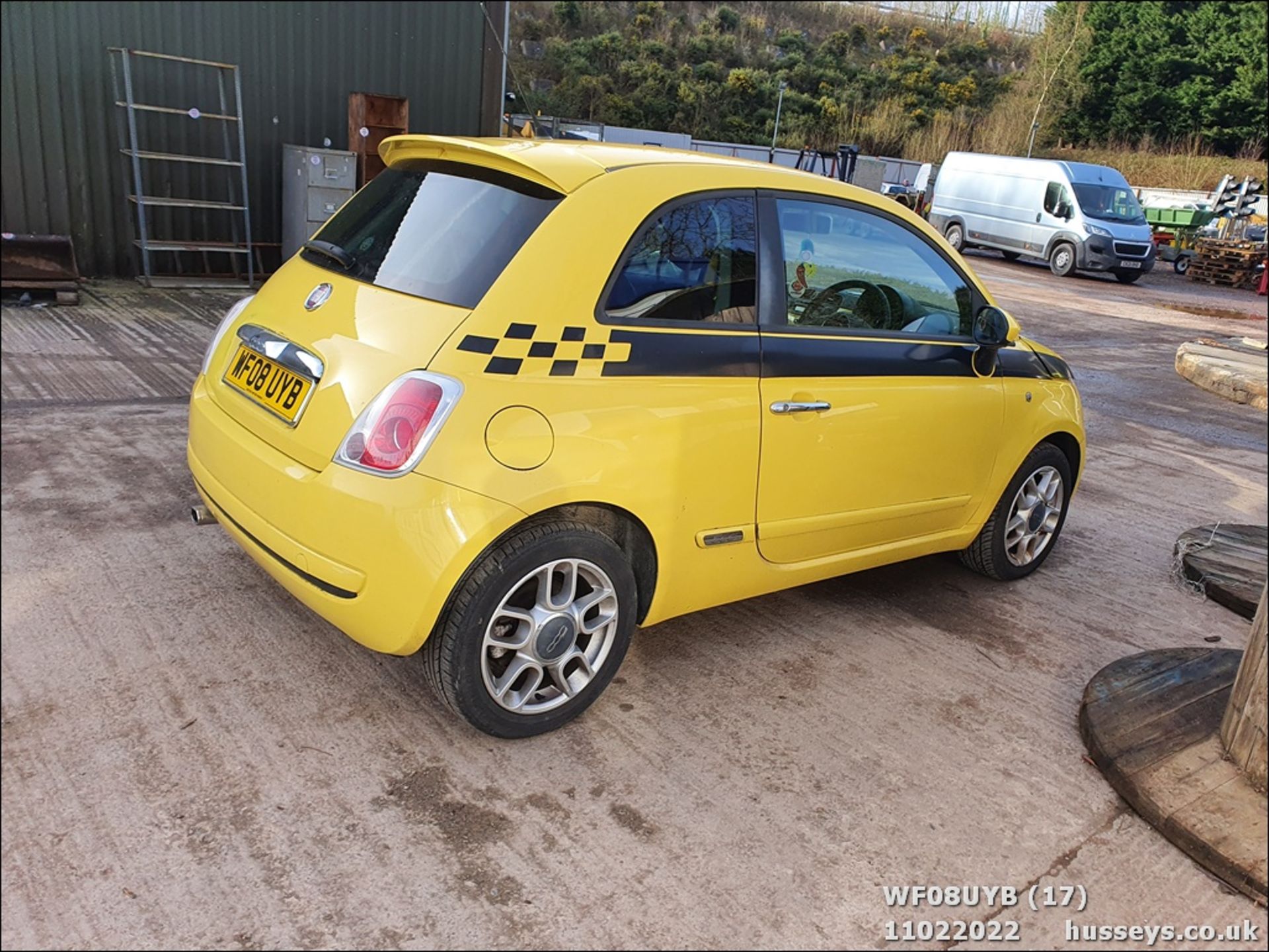 08/08 FIAT 500 SPORT RHD - 1368cc 3dr Hatchback (Yellow) - Image 17 of 26