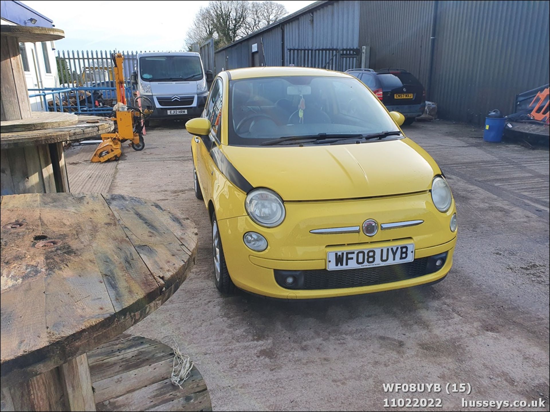 08/08 FIAT 500 SPORT RHD - 1368cc 3dr Hatchback (Yellow) - Image 15 of 26