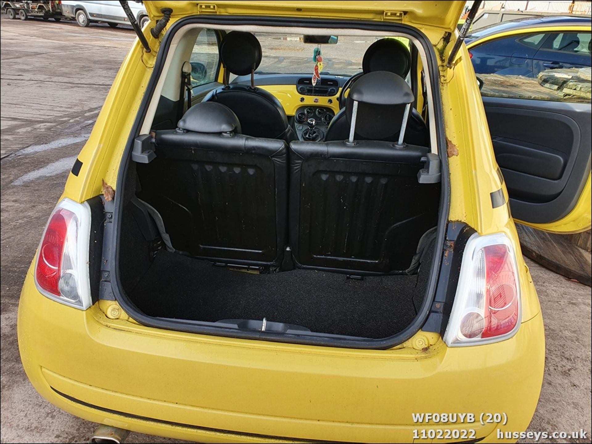08/08 FIAT 500 SPORT RHD - 1368cc 3dr Hatchback (Yellow) - Image 20 of 26