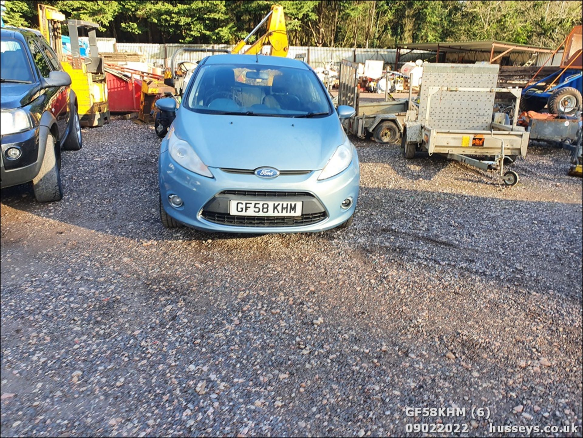 08/58 FORD FIESTA ZETEC 68 TDCI - 1399cc 5dr Hatchback (Blue, 94k) - Image 7 of 44