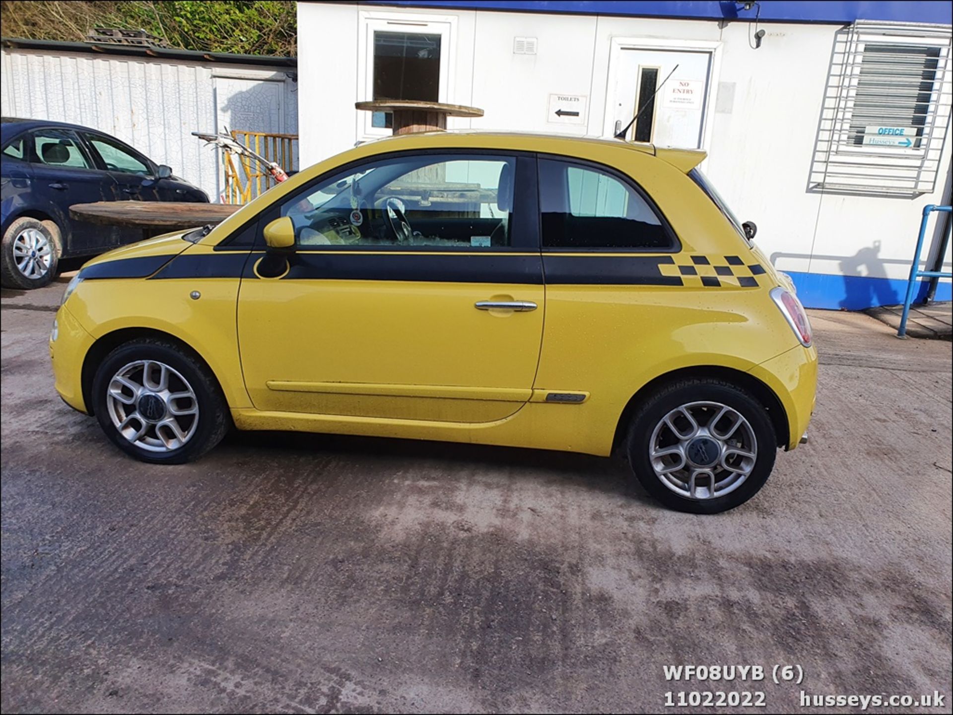 08/08 FIAT 500 SPORT RHD - 1368cc 3dr Hatchback (Yellow) - Image 6 of 26