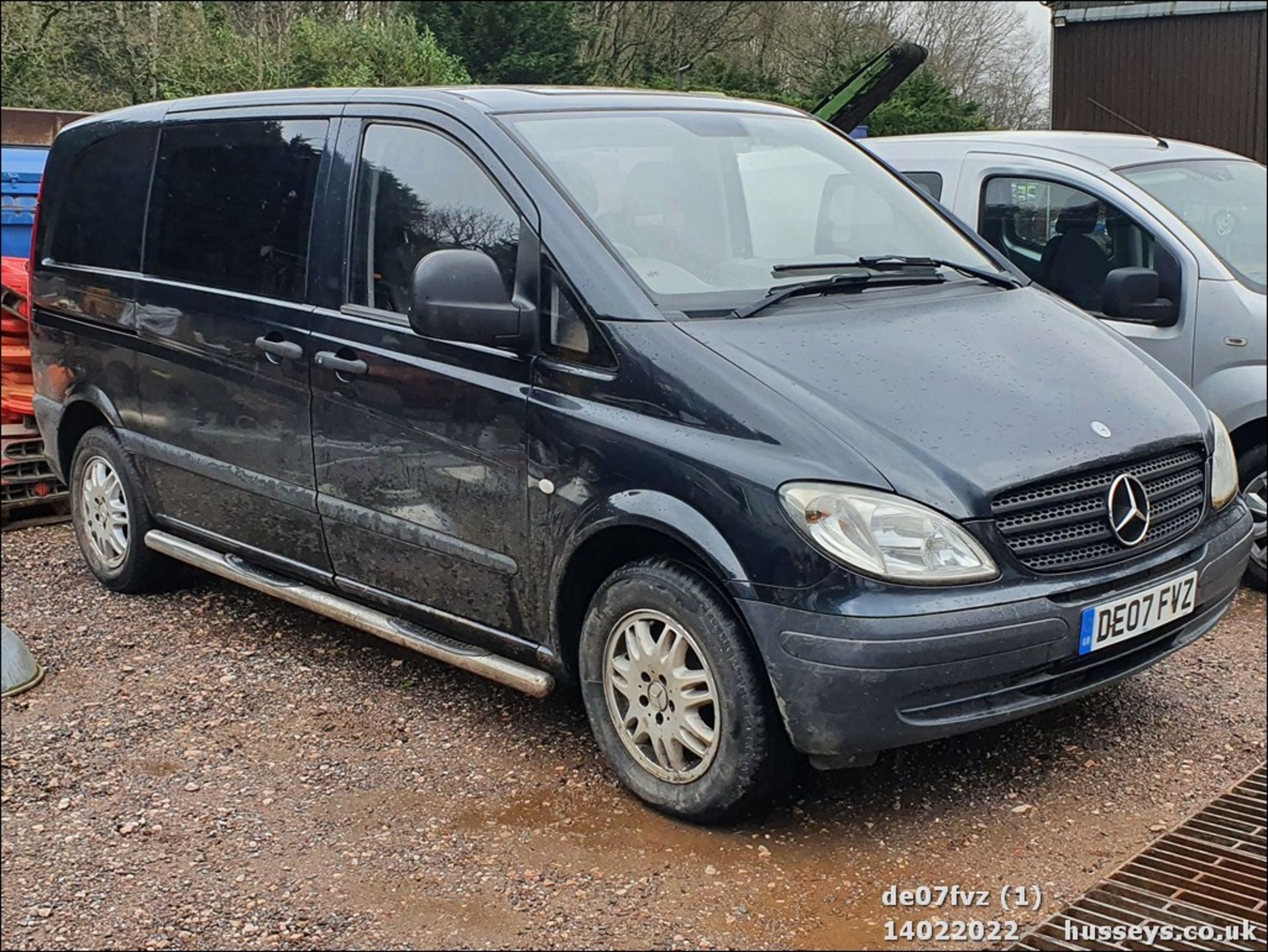 07/07 MERCEDES VITO 111 CDI COMPACT - 2148cc Van (Black)