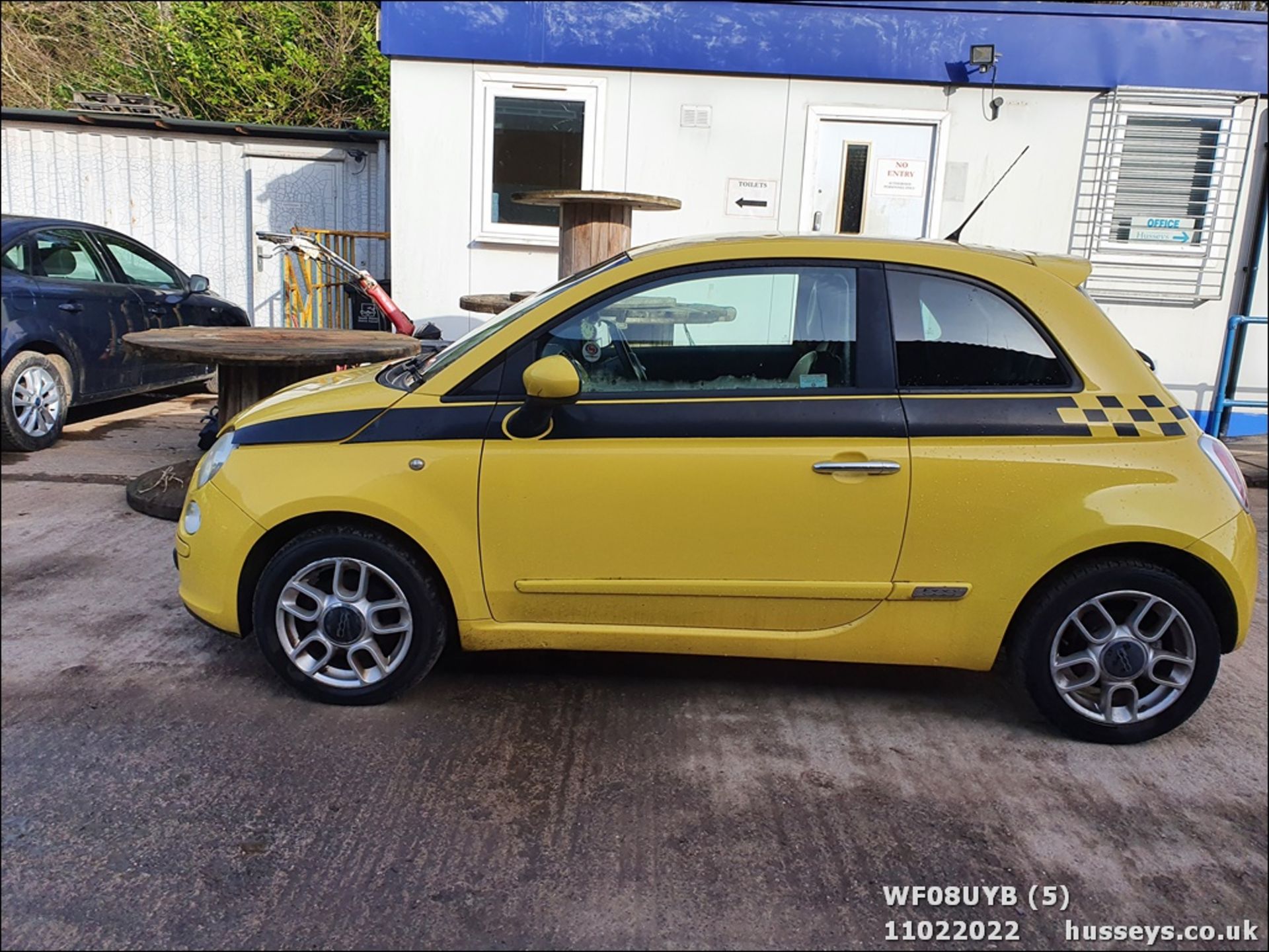 08/08 FIAT 500 SPORT RHD - 1368cc 3dr Hatchback (Yellow) - Image 5 of 26