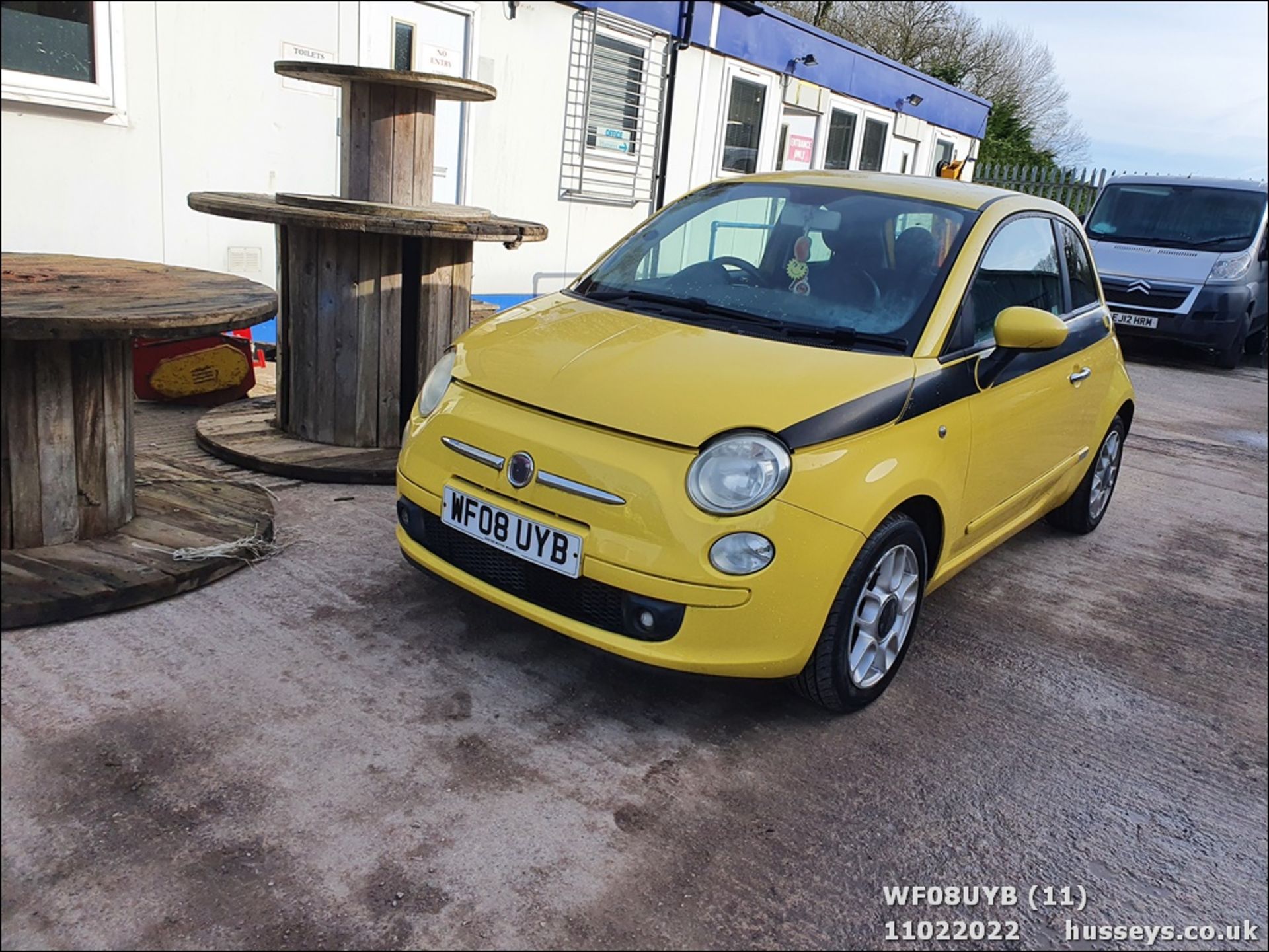 08/08 FIAT 500 SPORT RHD - 1368cc 3dr Hatchback (Yellow) - Image 11 of 26