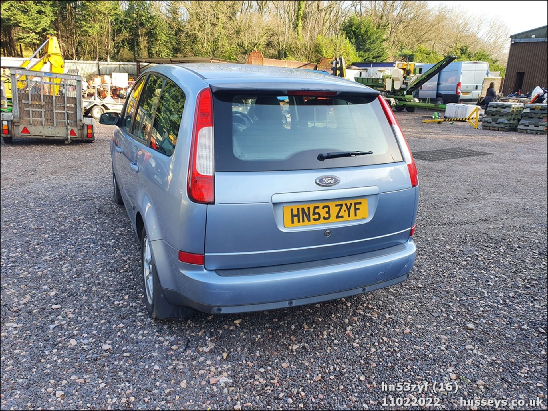 03/53 FORD FOCUS C-MAX ZETEC - 1798cc 5dr MPV (Silver, 114k) - Image 16 of 34