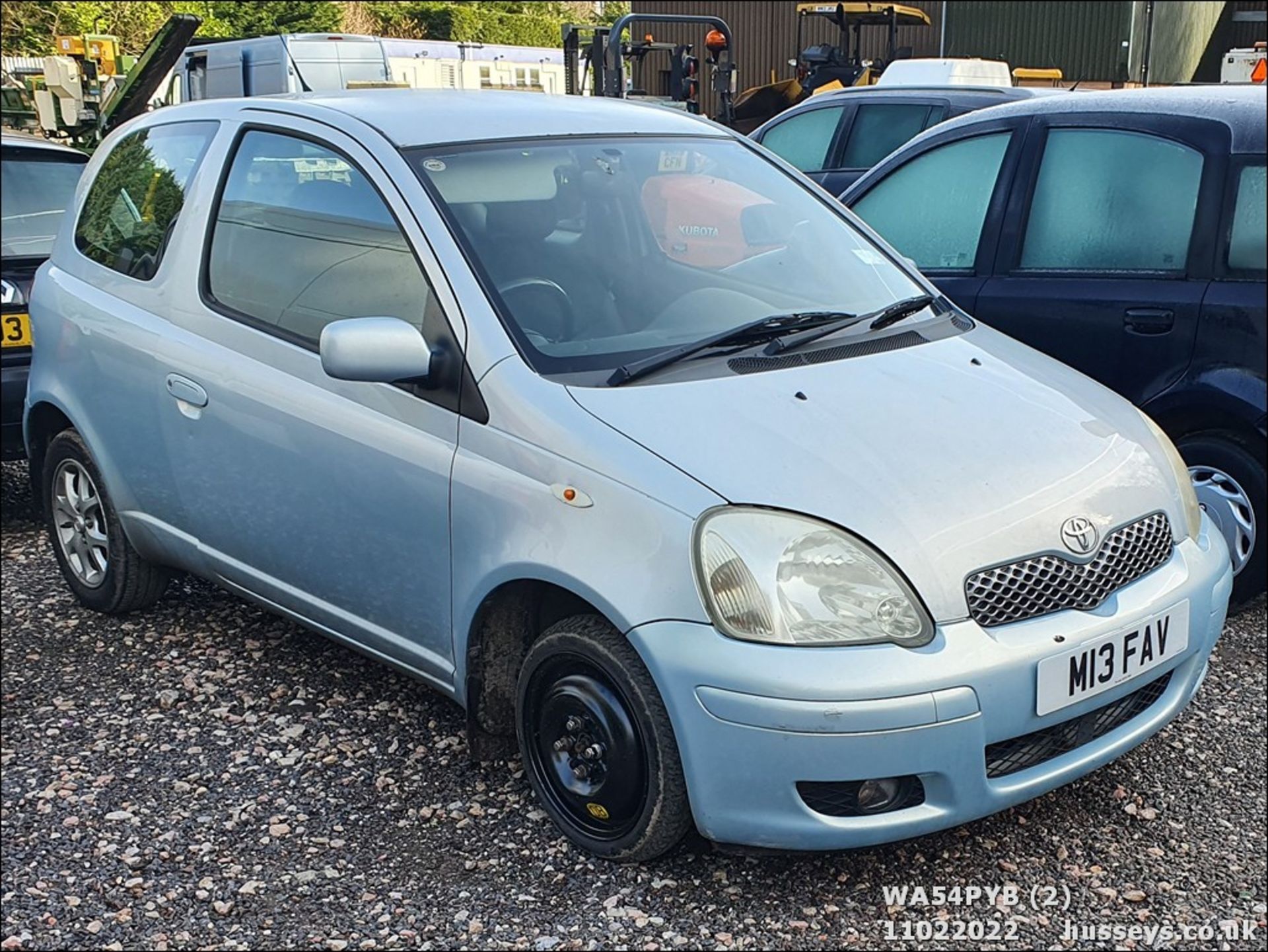 04/54 TOYOTA YARIS BLUE - 1299cc 3dr Hatchback (Blue, 112k)