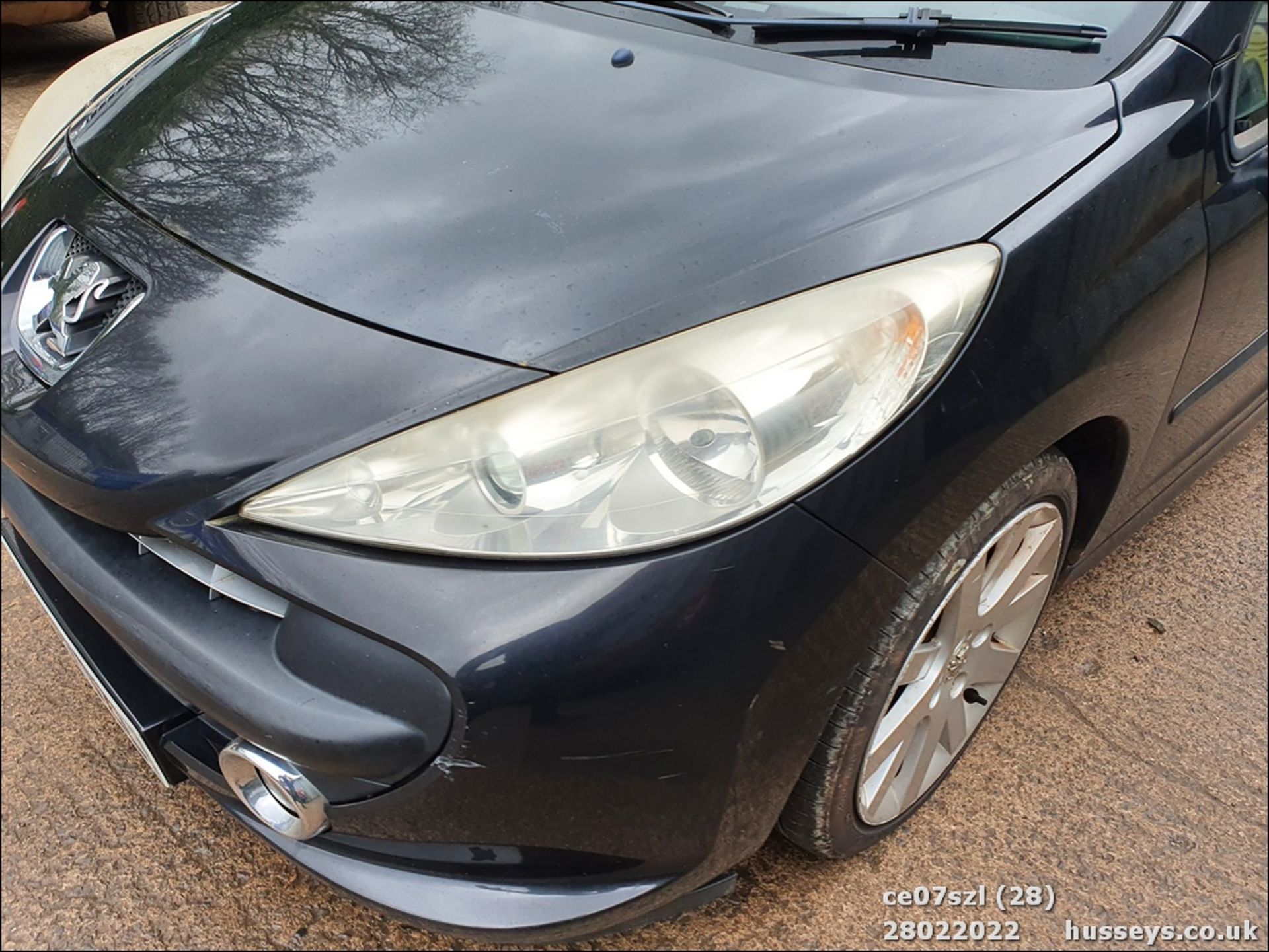 07/07 PEUGEOT 207 GT CC - 1598cc 2dr Convertible (Black, 103k) - Image 28 of 42