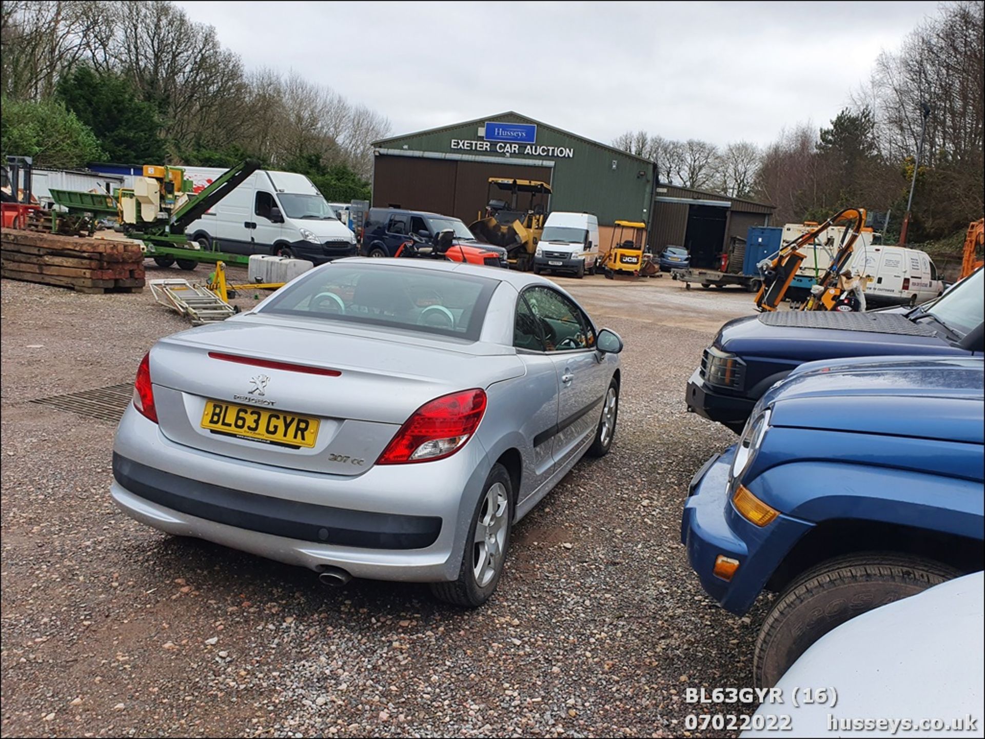 13/63 PEUGEOT 207 CC ACTIVE - 1598cc 2dr Convertible (Silver, 74k) - Image 15 of 19